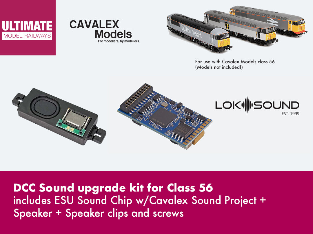 Cavalex 56 - Sound Upgrade Pack (includes ESU Sound Chip w/Cavalex Sound Project + Speaker)