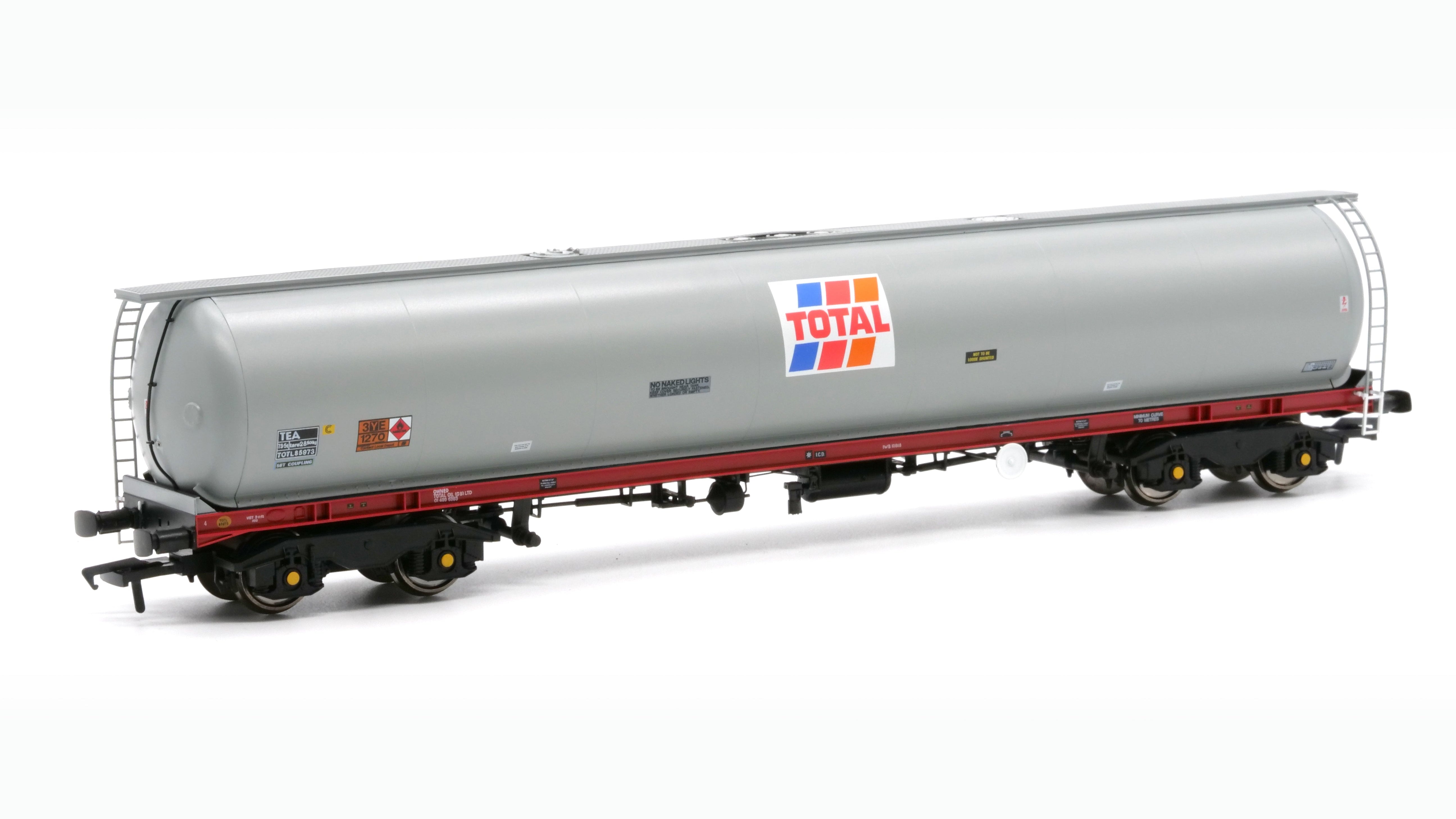 Cavalex 102-Tonne TEA Bogie Tank - Total Grey - Single Pack - OO Gauge EXCLUSIVE Running Number 85973
