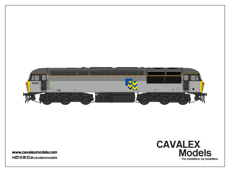 Cavalex Class 56 56097 - Metals sector (Doncaster)