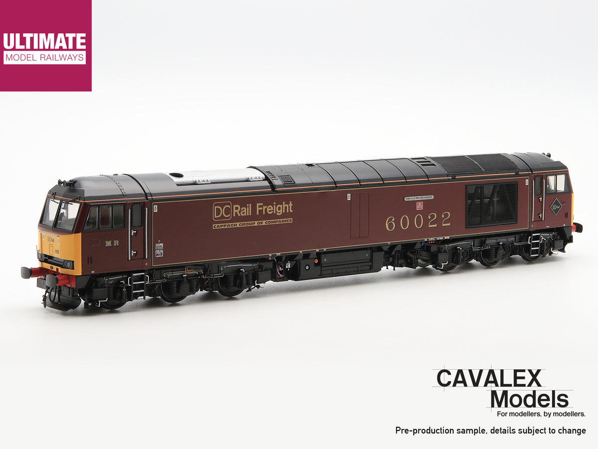 60022 - “Ingleborough” DC Rail Crimson Lake - DCC Sound — Cavalex Class 60