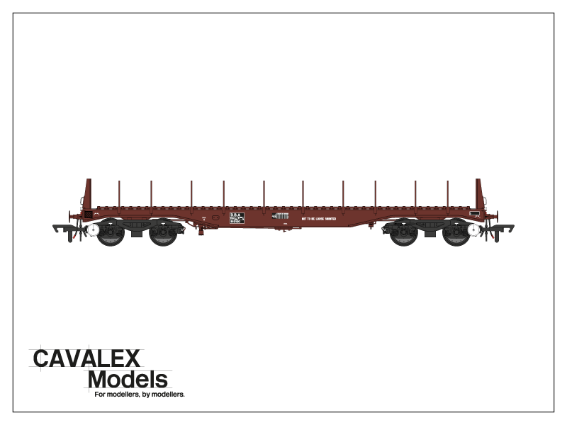 Railfreight BBA Bogie Steel Wagon No. 910034