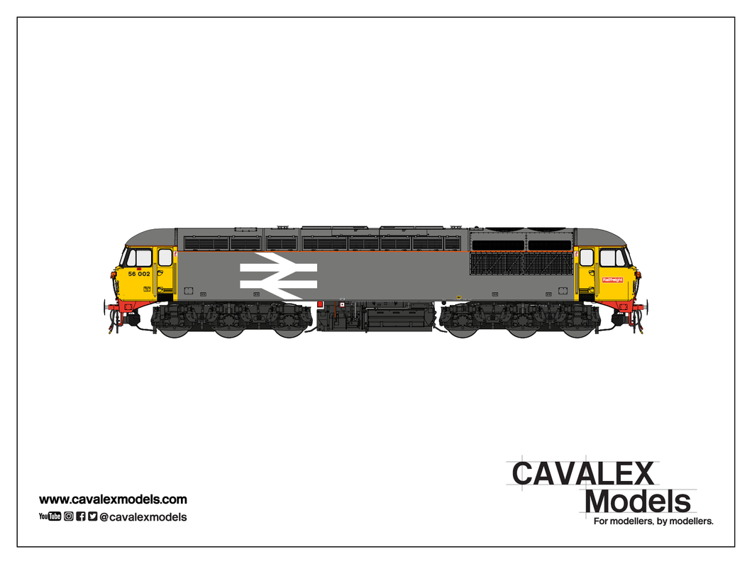 Cavalex Class 56 56002 Original Railfreight - Romanian - DCC Sound