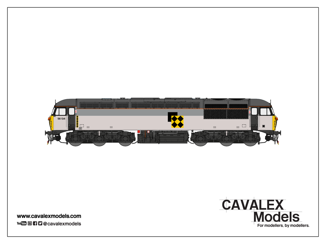 Cavalex Class 56 56134 Triple Grey Coal 