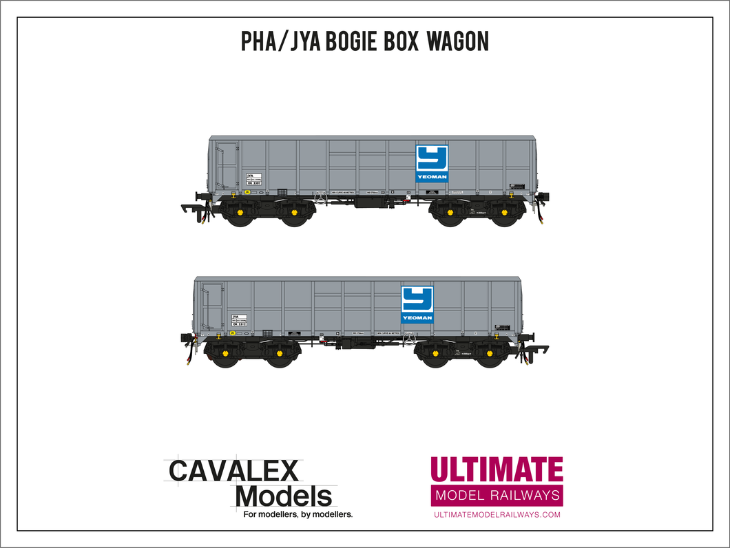 Cavalex JYA Revised Foster Yeoman Livery - OO Gauge - Outer twin pack - (Running numbers 3307 & 3269)