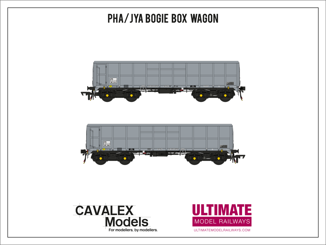 Cavalex JYA Unbranded Foster Yeoman Livery - OO Gauge - Outer twin pack - (Running numbers 3312 & 3273)