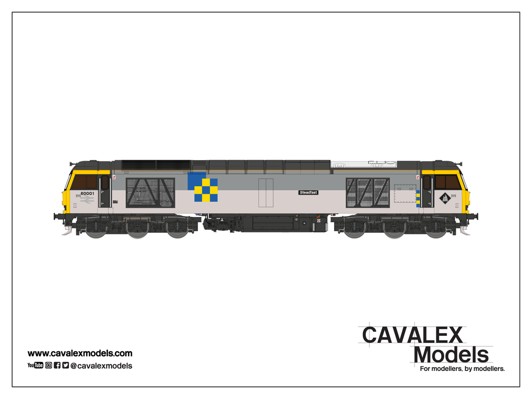 Cavalex Class 60 60001 “Steadfast” - Construction Sector - DCC Ready