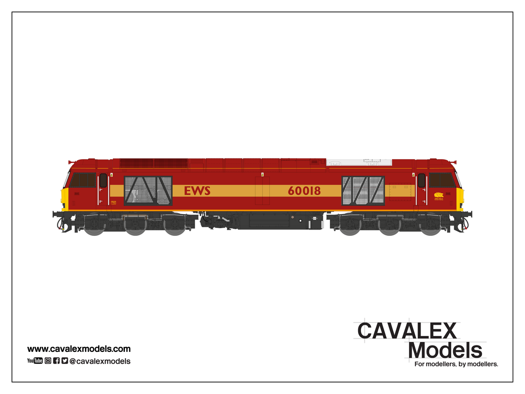 Cavalex Class 60 60018 - EWS - DCC Sound