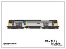 Load image into Gallery viewer, Cavalex Class 60 60027 - “Joseph Banks” - Petroleum Sector - DCC Sound
