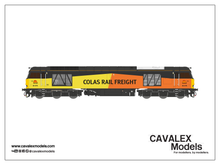 Load image into Gallery viewer, Cavalex Class 60 60076 - Colas Railfreight - DCC Ready
