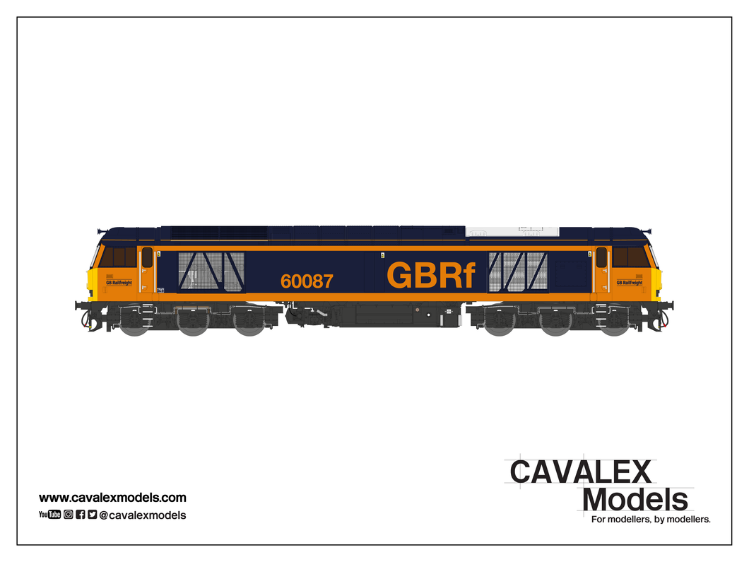 Cavalex Class 60 60087 - GBRf - DCC Ready