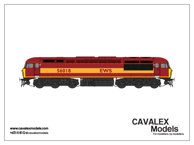 Cavalex Class 56 56018 EWS (Romanian)