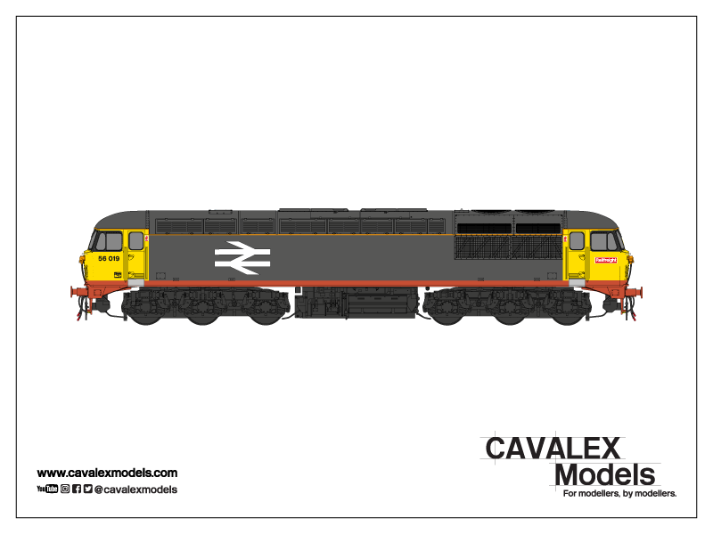 Cavalex Class 56 56019 Red Stripe Railfreight (Romanian)