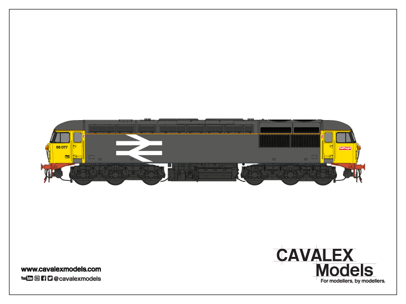 Cavalex Class 56 56077 Original Railfreight (Doncaster)